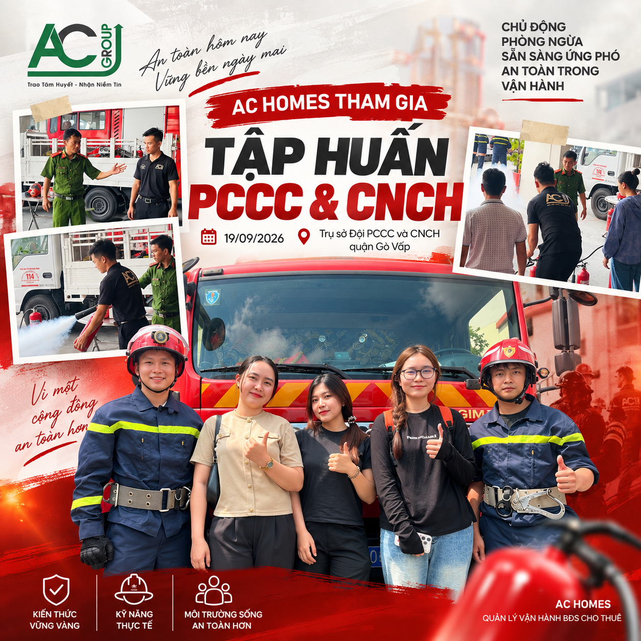 AC HOMES | TẬP HUẤN PCCC & CNCH 2026