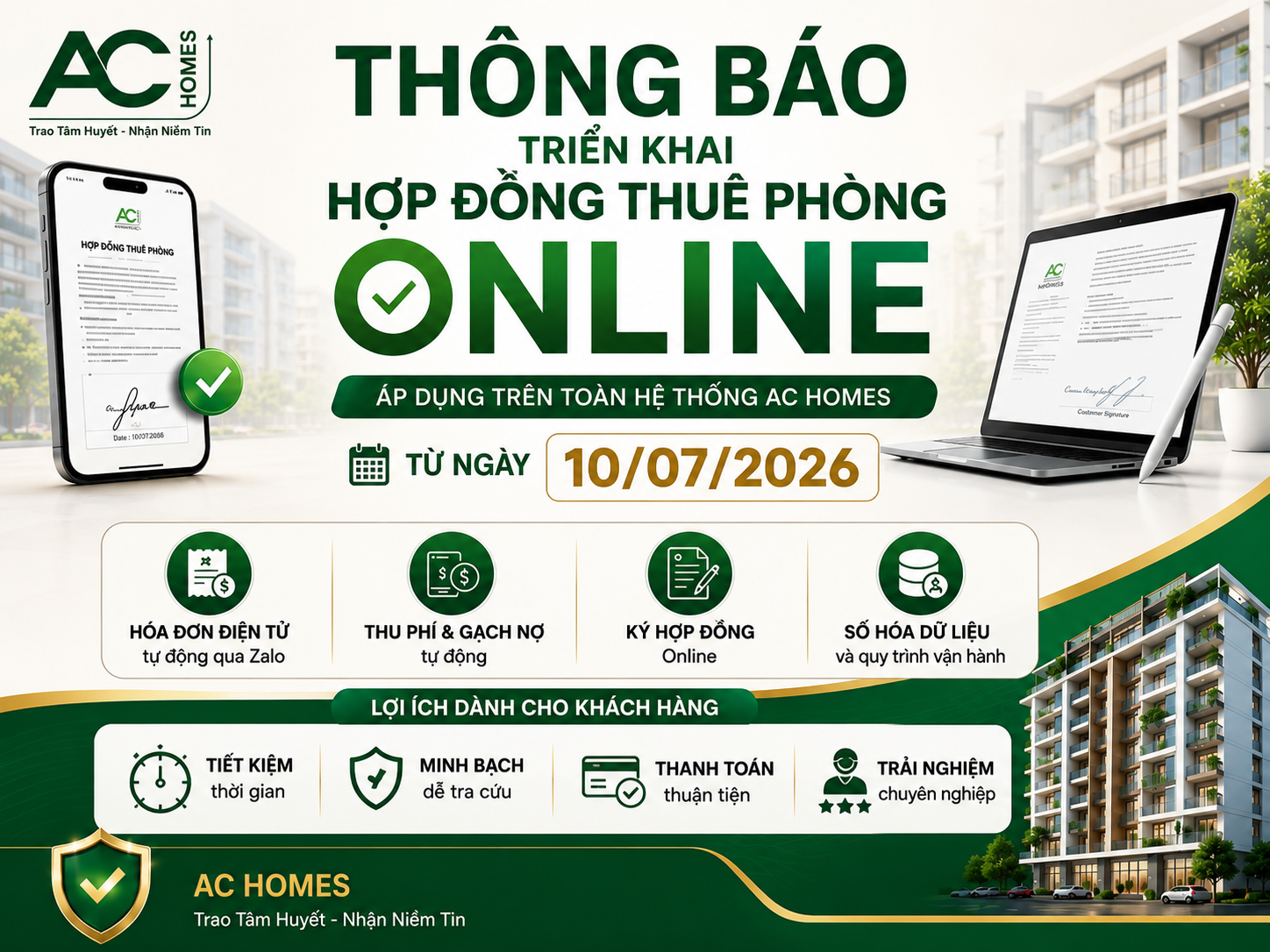 AC Homes Chính Thức Triển Khai Chuyển Đổi Số Trên Toàn Hệ Thống – Nâng Cao Trải Nghiệm Khách Hàng